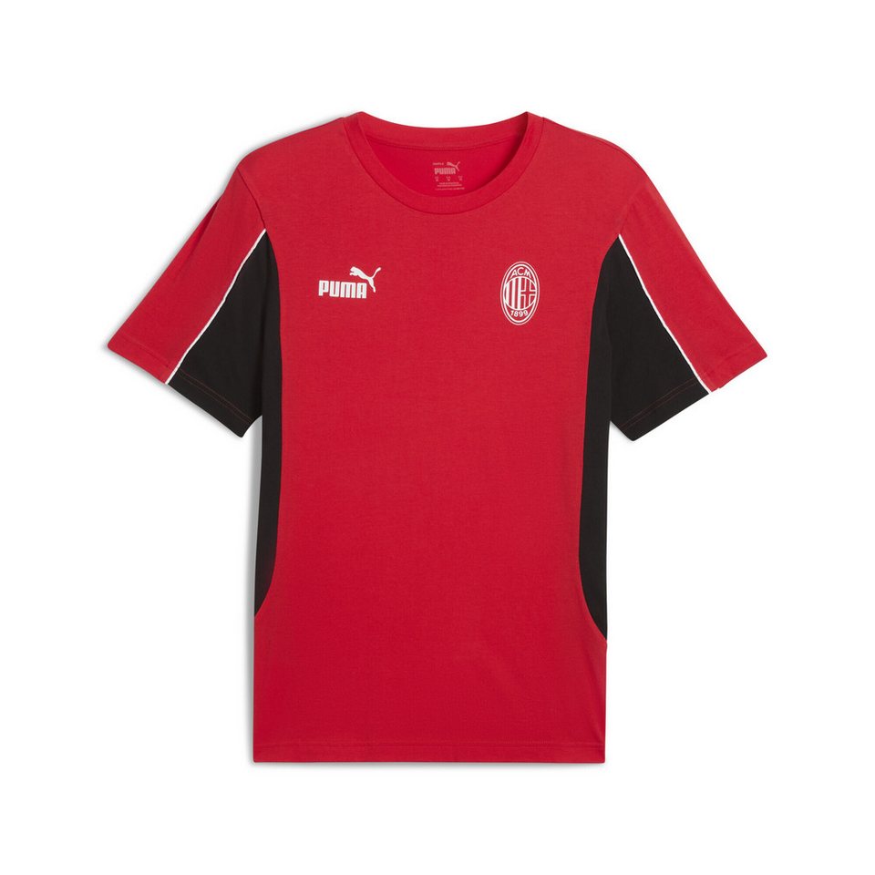 Puma Herren T-Shirt AC Mailand ftblARCHIVE Tee Rot